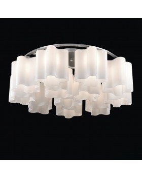 SL116.052.12 Люстра потолочная ST-Luce Серебристый/Белый E27 12*60W (из 2-х коробок) ONDE-foto2