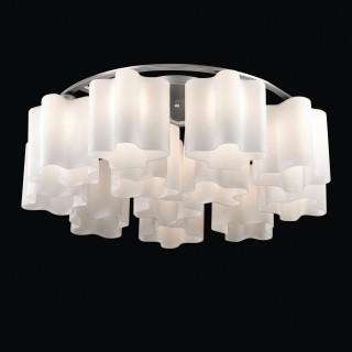 SL116.052.12 Люстра потолочная ST-Luce Серебристый/Белый E27 12*60W (из 2-х коробок) ONDE-foto2