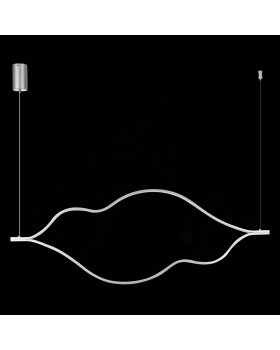 SL6106.103.65 Светильник подвесной ST-Luce Никель/Белый LED 1*65W 4000K Cortile-foto4