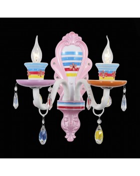 SL673.781.02 Бра ST-Luce Разноцветный/Разноцветный E14 2*40W ORNATO-foto4