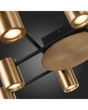 SL1207.402.10 Светильник потолочный ST-Luce Черный/Латунь GU10 10*7W VEROLI-foto9