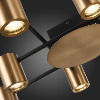 SL1207.402.10 Светильник потолочный ST-Luce Черный/Латунь GU10 10*7W VEROLI-foto9