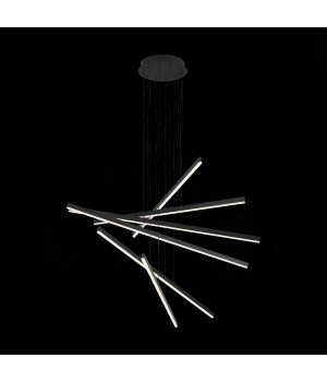 SL394.423.06 Люстра подвесная ST-Luce Черный/Белый LED 1*100W 4000K BASONI-foto6
