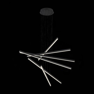 SL394.423.06 Люстра подвесная ST-Luce Черный/Белый LED 1*100W 4000K BASONI-foto6