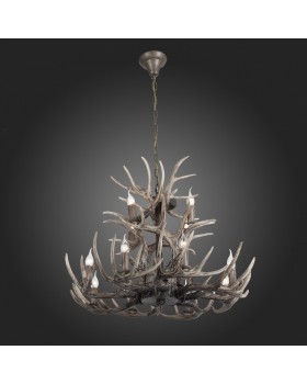 SL154.703.12 Люстра подвесная ST-Luce Серый E14 12*40W CORNA-foto8