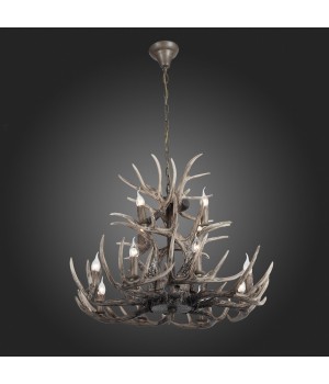 SL154.703.12 Люстра подвесная ST-Luce Серый E14 12*40W CORNA-foto8