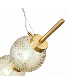 SL1155.313.03 Светильник подвесной ST-Luce Латунь/Коньячный E14 3*40W MARENA-foto10