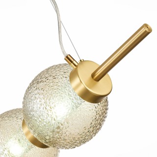 SL1155.313.03 Светильник подвесной ST-Luce Латунь/Коньячный E14 3*40W MARENA-foto10