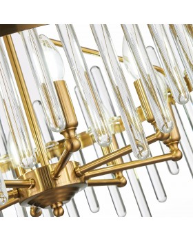 SL1167.303.08 Светильник подвесной ST-Luce Латунь/Латунь, Прозрачный E14 8*40W TELLURIO-foto10