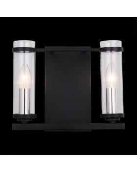 SL334.401.02 Бра ST-Luce Черный, Никель/Прозрачный E14 2*60W BICHERO-foto4