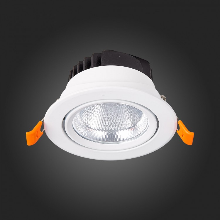 ST211.538.24.24 Св-к встр. Белый LED 1*24W 3000K 1 800Lm Ra80 24° IP20 D138xH88 220-240V MIRO