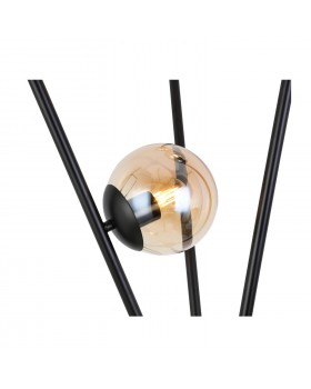 SL549.505.03 Торшер ST-Luce Черный/Коньячный E27 3*40W STAMPO-foto3