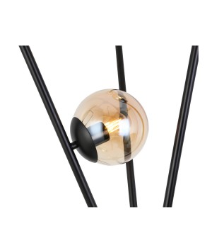 SL549.505.03 Торшер ST-Luce Черный/Коньячный E27 3*40W STAMPO-foto3