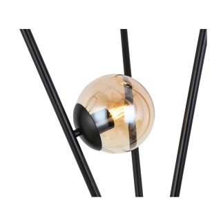 SL549.505.03 Торшер ST-Luce Черный/Коньячный E27 3*40W STAMPO-foto3