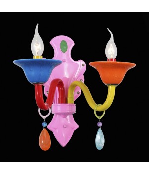 SL672.961.02 Бра ST-Luce Разноцветный/Разноцветный E14 2*40W DELIZIA-foto5