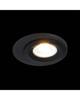 ST216.408.01 Св-к встр. Черный GU10 1*7W IP20 D100xH23 220V Без ламп ST216-foto4