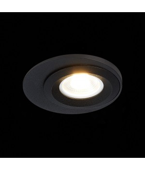 ST216.408.01 Св-к встр. Черный GU10 1*7W IP20 D100xH23 220V Без ламп ST216-foto4