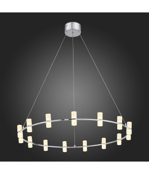 SL799.103.15 Люстра подвесная ST-Luce Хром/Белый LED 15*4W 3200K CILINDRO-foto8