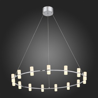 SL799.103.15 Люстра подвесная ST-Luce Хром/Белый LED 15*4W 3200K CILINDRO-foto8