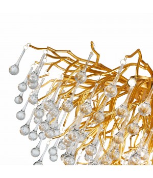 SL1651.202.10 Люстра потолочная ST-Luce Золотистый/Золотистый G9 10*5W Anzio-foto3