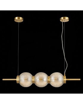 SL1155.313.03 Светильник подвесной ST-Luce Латунь/Коньячный E14 3*40W MARENA-foto8