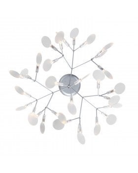 SL379.103.30 Люстра подвесная ST-Luce Серебристый/Белый LED 30*0,5W 3500K RAFINA-foto11