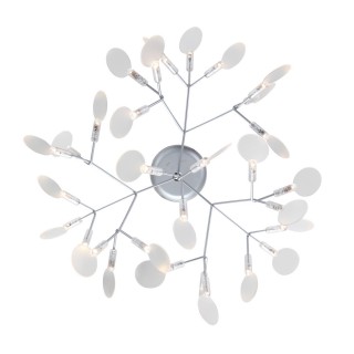 SL379.103.30 Люстра подвесная ST-Luce Серебристый/Белый LED 30*0,5W 3500K RAFINA-foto11