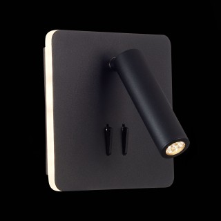 SL1586.431.01 Светильник настенный Черный LED 1*9W 3000K Lm Ra>80  IP20 L-xW140xH140 170-240V BONDI-foto5