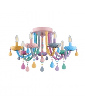SL1700.782.07 Люстра потолочная ST-Luce Разноцветный E14 7*40W FIATA-foto2