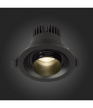ST701.448.07 Св-к встр. Zoom Черный LED 1*7W 4000K 560Lm Ra 15°-60° IP20 D90xH65 170-240V ST701-foto8
