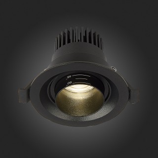 ST701.448.07 Св-к встр. Zoom Черный LED 1*7W 4000K 560Lm Ra 15°-60° IP20 D90xH65 170-240V ST701-foto8