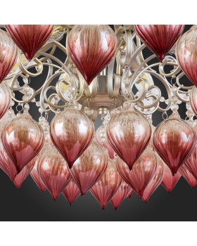 SL659.203.06 Люстра подвесная ST-Luce Шампань/Коньяк E14 6*40W FRUTTI-foto9