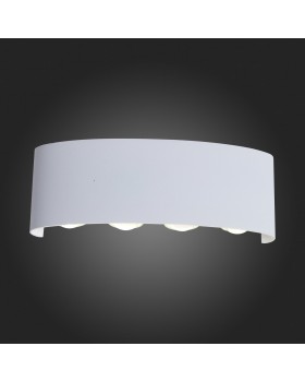 SL089.501.08 Светильник уличный настенный ST-Luce Белый кварцевый LED 8*1W 4000K BISELLO-foto6