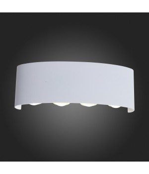 SL089.501.08 Светильник уличный настенный ST-Luce Белый кварцевый LED 8*1W 4000K BISELLO-foto6