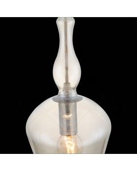 SL364.103.01 Подвес ST-Luce Хром/Янтарный E14 1*40W BIORNO-foto6