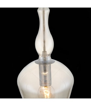 SL364.103.01 Подвес ST-Luce Хром/Янтарный E14 1*40W BIORNO-foto6