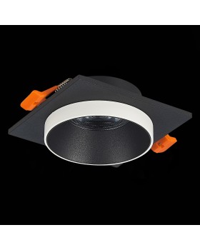 ST206.418.01 Св-к встр. Мат. черный GU10 1*50W L92xW92xH41 220V Без ламп CHOMIA-foto5