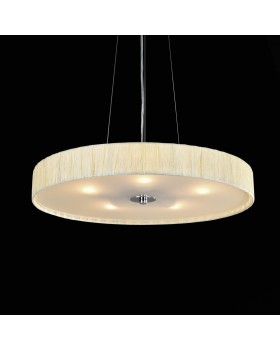 SL357.503.05 Светильник подвесной ST-Luce Хром/Слоновая Кость E27 5*40W RONDELLA-foto3