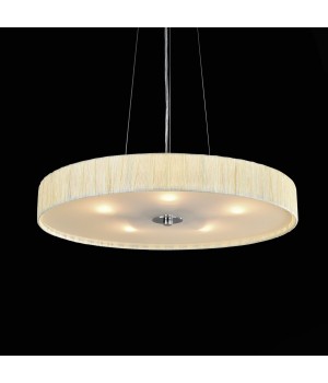 SL357.503.05 Светильник подвесной ST-Luce Хром/Слоновая Кость E27 5*40W RONDELLA-foto3