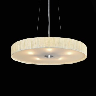 SL357.503.05 Светильник подвесной ST-Luce Хром/Слоновая Кость E27 5*40W RONDELLA-foto3