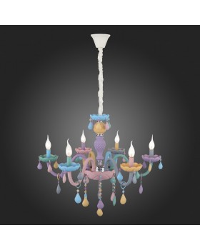 SL1700.783.06 Люстра подвесная ST-Luce Разноцветный E14 6*40W FIATA-foto4
