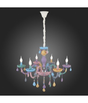 SL1700.783.06 Люстра подвесная ST-Luce Разноцветный E14 6*40W FIATA-foto4
