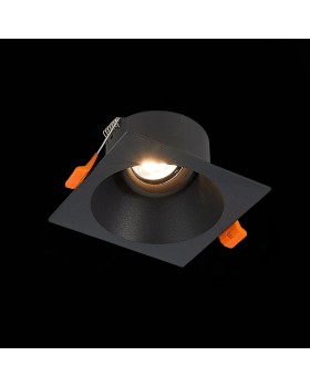 ST207.418.01 Св-к встр. Мат. черный GU10 1*50W L103xW103xH52 220V Без ламп GROSI-foto9