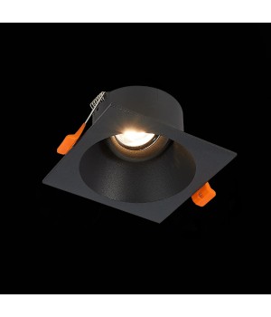 ST207.418.01 Св-к встр. Мат. черный GU10 1*50W L103xW103xH52 220V Без ламп GROSI-foto9