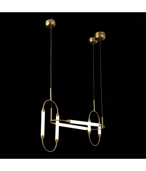 SL6004.303.06 Светильник подвесной ST-Luce Латунь/Белый LED 6*6W 3000K OLBIA-foto4