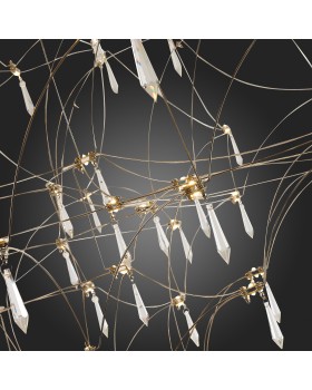 SL797.103.114 Люстра подвесная ST-Luce Хром, Прозрачный LED 114*0,45W 3200K GRAVETTA-foto12