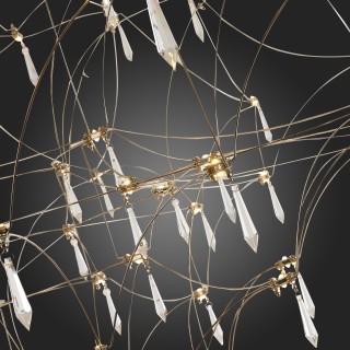 SL797.103.114 Люстра подвесная ST-Luce Хром, Прозрачный LED 114*0,45W 3200K GRAVETTA-foto12