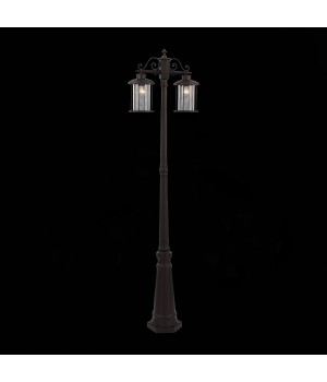 SL080.425.02 Светильник уличный наземный ST-Luce Темный кофе/Прозрачный, Темный кофе E27 2*100W LASTERO-foto9
