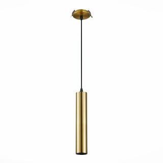 ST151.308.01 Встраиваемый  подвес Золотистый GU10 1*50W  IP20 D54xH290 220V Без ламп ST151-foto2