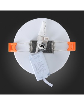 ST104.502.06 Светильник потолочный Белый LED 1*6W 3000K 468Lm Ra>80 120° IP20 D110xH20 170-240V CIAMELLA-foto9